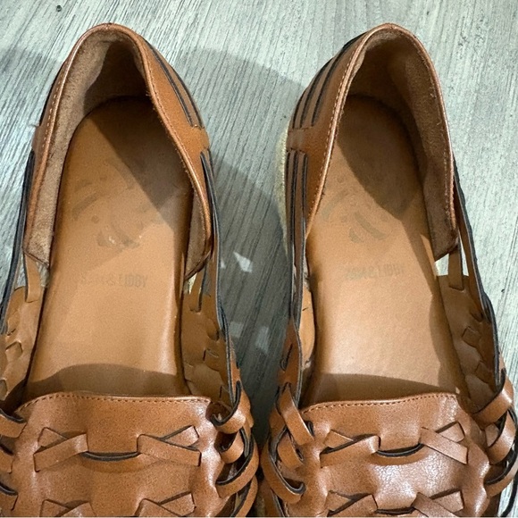 Sam & Libby Asha Huarache Espadrilles Sandal Womens Sz 8.5 Brown Coastal Cowgirl - Picture 6 of 11